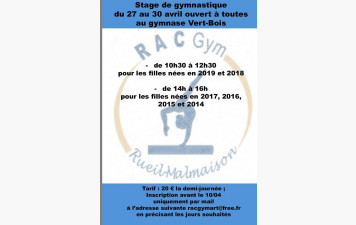 Stage gym pour toutes