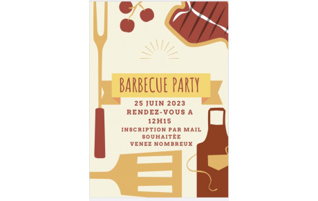 Barbecue fin de saison le dimanche 25 juin